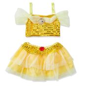 Fantasia Infantil - Cropped - Disney - Princesas - Bela - Regina Festas