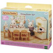 Conjunto Sala de Jantar Clássica - 15 Peças - Sylvanian Families - Epoch