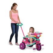 Triciclo de Passeio e Pedal - Velobaby - Gatinha - Bandeirante