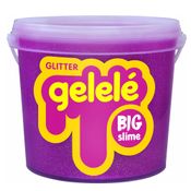 Geleca Gelelé Balde Big Slime Glitter 1,5kg