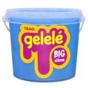 Balde de Slime - 1,5 Kg - Gelele - Big Slime - Cores Tradicionais - Azul - Doce Brinquedo