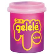 Pote de Slime - 152 Gr - Gelele Color - Rosa e Roxo - Doce Brinquedo