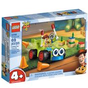 LEGO Juniors - Disney - Toy Story 4 - Figura e Veículo - Woody e RC - 10766