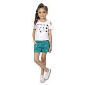 Conjunto bordado menina Malwee Kids