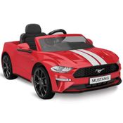 Veículo Elétrico com Controle - 12V - Ford Mustang - Vermelho - Bandeirante