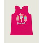 Blusa Sorvete Em Malha Menina Malwee Kids