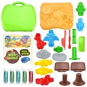 Conjunto de Atividades - Maleta com Massa de Modelar - Dino - Multikids