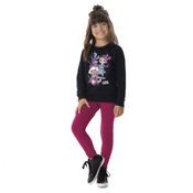 Conjunto Moletom e Legging - LOL Surprise! - Preta - Malwee