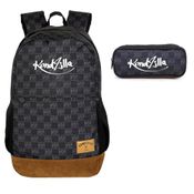 Kit Mochila De Costas Juvenil Kondzilla+Estojo Duplo Xeryus