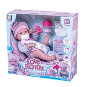 Boneca Bebê - Love Born - New Born Neném Nanando - 2588 - Cotiplás