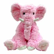 Pelucia Elefante Rosa Grande 40cm +3 Anos Fizzy