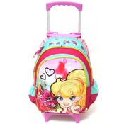 Mochila De Rodinha Polly Pocket Infantil Sestini Tamanho M