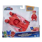 Mini Boneco Corujita Com Veiculo Deluxe PJ Masks Hasbro
