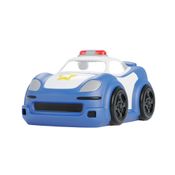 Carrinho de Polícia Infantil - Meu Primeiro Carrinho - Azul - Estrela