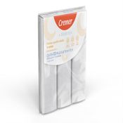 Fralda de Pano - Cremer - Premium - Quadriculadas - Branca - 3 Unidades