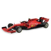 Fórmula 1 Ferrari SF90 Charles Leclerc Edição Especial Vencedor GP Monza 2019 1:18 Bburago