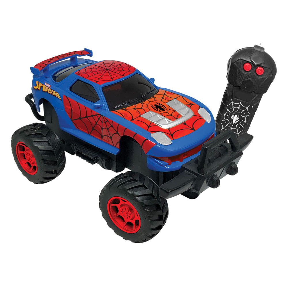 Carrinho de Controle Remoto Drift 360 Graus Manobras Radicais Iradas Luzes  Recarregável Vermelho +3 Anos - DM Toys - Ri Happy