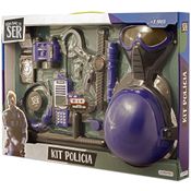 Conjunto de Acessórios - Brincando de Ser - Kit Polícia - Multikids