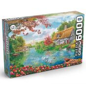 Quebra-Cabeça - 6000 Peças - Recanto das Flores - Grow