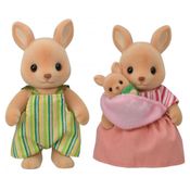 Sylvanian Families - Família dos Cangurus do Campo - Kangaroo Family - Epoch