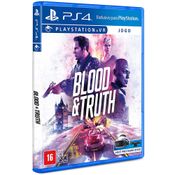 Jogo PS4 - Blood & Truth - VR Simulator - Sony