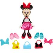 Boneca Articulada com Acessórios - Disney - Minnie Mouse Fashion - Minimi