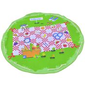Tapete Dupla Face Redondo - 140 Cm - Baby Joy Funny - Incomfral
