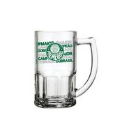 Caneca De Vidro Palmeiras "Maior Campeão" 340ml Oficial