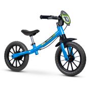 Bicicleta de Equilíbrio Infantil - Aro 12 - Balance Bike Azul - Nathor