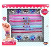 Kit Bijuterias Infantil - DIY - Beaut Charmys - Pulseiras Letras - Toyng