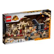 76948 Lego Jurassic World - Fuga Dos Dinossauros Atrociraptor e T-Rex