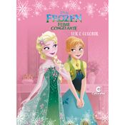 Livro Frozen Febre Congelante - Ler e Colorir Médio - Culturama