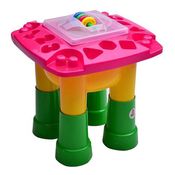 Mesa De Atividades Infantil Rosa - Dismat