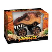 Animalz Off Road - Dinossauro - Marrom - Usual Plastic
