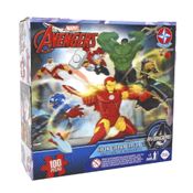 Super Quebra-Cabeça 3d 100 Peças Vingadores - Estrela