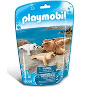 9069 Playmobil Saquinho Animais Marinhos - Família - Foca