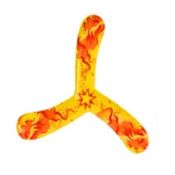 BUMERANGUE AMARELO TRADICIONAL BOOMERANG ADULTO INFANTIL