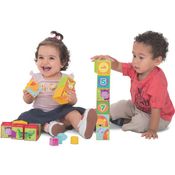 Brinquedo Educativo Cubinhos 5 em 1 - Mercotoys