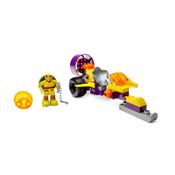 Mega Bloks Tartarugas Ninja - Carro a Jato - Michelangelo