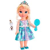 Boneca Frozen - Princesa Luxo Elsa 35cm com Olaf