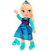 Boneca Frozen - Princesa Luxo Elsa 35cm com Patins