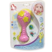 Chocalho Maracas - Amarelo e Rosa - Milla