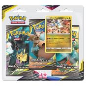 Pokemon Cartas - Sol e Lua 9 - União de Aliados - Ultra Necrozma - Blister Triplo com 19 Cards