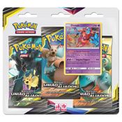 Pokemon Cartas - Sol e Lua 9 - União de Aliados - Deoxys - Blister Triplo com 19 Cards