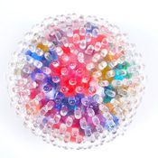 Bola de Borracha de Apertar - Spike Cristal - Colorido - Toyng