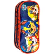 Estojo Escolar Duplo - 21x9 Cm - Patrulha Canina - Xeryus
