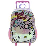 Mala com Rodinhas - Nº 16 - 30x40 Cm - Hello Kitty - Rainbow - Xeryus