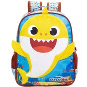 Mochila Infantil - 35x27 Cm - Nº 14 - Baby Shark - Plush - Xeryus