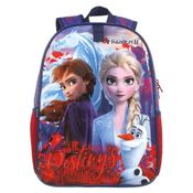 Mochila Infantil - 38Cm - Disney - Frozen 2 - Azul - Dermiwil