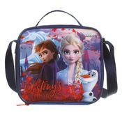 Lancheira Infantil - 22Cm - Disney - Frozen 2 - Azul - Dermiwil